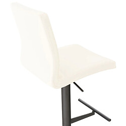 Acheter Non Tabouret de bar Cadiz simili cuir noir