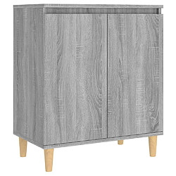 Maison Chic Buffet,Meuble de Rangement,commode pour salon,Cuisine Sonoma gris 60x35x70 cm Bois d'ingénierie -MN61186