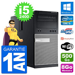 PC Tour Dell OptiPlex 990 Intel i5-2400 RAM 8Go Disque Dur 500Go Windows 10 Wifi · Occasion 