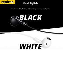 GUPBOO Realme X2 Q3 Pro GT Q2 Q Écouteurs classiques Écouteurs intra-auriculaires filaires 3,5 mm Micro intégré Casque micro grand pilote pas cher