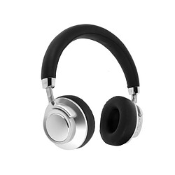 Casque bluetooth Muvit N2w Stereo sans fil noir argenté 