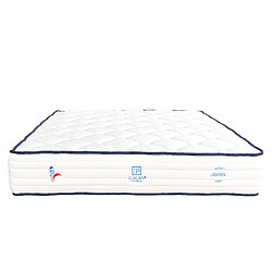 Avis LUXURY LITERIE Matelas 140x200 cm, Patriote, 27cm, Ressorts Ensachés, mémoire de forme, indépendance du couchage, face été/hiver