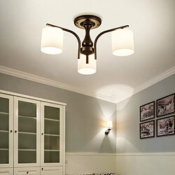 Acheter Universal Lumière de plafond nordique à LED américaine pour la chambre à coucher lumière moderne simple pour le salon lustre rond