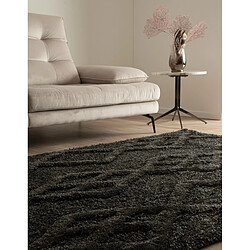 Avis Hadorn Tapis shaggy 245x160 noir Thun Tribus