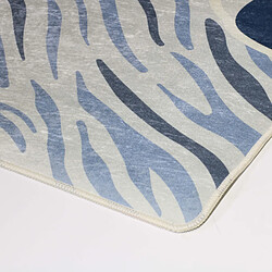 Acheter Mani Textile Tapis ZEBRE Bleu