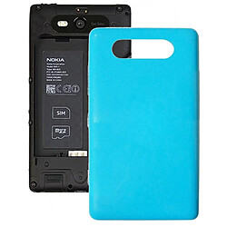 Wewoo Coque arrière bleu pour Nokia Lumia 820 pièce détachée couvercle de la batterie logement + bouton latéral 