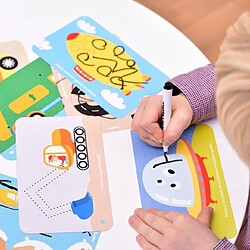 Educational set Vehicles Creative fun with a pen pas cher