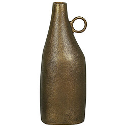 Beliani Aluminium Vase décoratif 46 cm Laiton Doré SAMBHAR