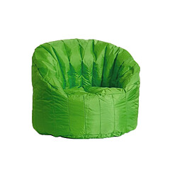 Alter Fauteuil rond rembourré, couleur verte, Dimensions 80 x 80 x 80 cm