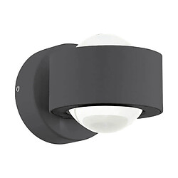 EGLO Applique aluminium Ono 2 LED L9cm - Noire