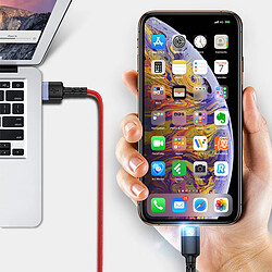 Acheter Câble de données Tellur USB vers Lightning avec lumière LED, 3A, 1,2 m, rouge