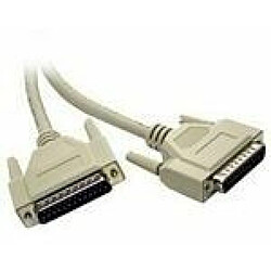 Cables To Go - 81473 - Cable d'imprimante parallèle 1284 DB25 M/M - 3 m - gris