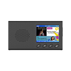 Acheter Digital DAB FM Radio Rechargeable Compact Personal Black W / Earphone Jack