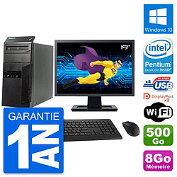 PC Tour Lenovo M83 Ecran 19" Intel G3220 RAM 8Go Disque 500Go Windows 10 Wifi · Occasion 