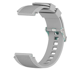 Wewoo Bande de montre bracelet à grain vertical pour Galaxy 46mm (Gris)