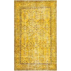 Vidal Tapis de laine 264x165 jaune Ultra Vintage