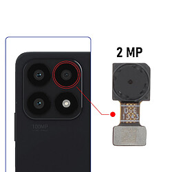 Avis Relife Caméra Arrière Objectif Macro 2MP pour Honor X8a Noir