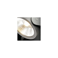 Slv KALU LED 2 applique plafonnier, noir, LED 34W, 3000K, 60°