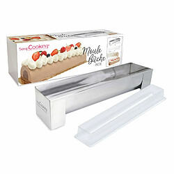 Scrapcooking Moule en inox pour bûche de Noël