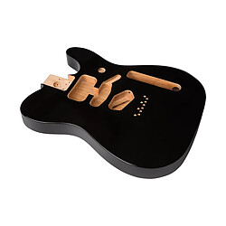 Deluxe Series Telecaster SSH Alder Body Modern Bridge Mount Black Fender 