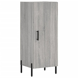 Maison Chic Buffet,Meuble de Rangement,commode pour salon,Cuisine Sonoma gris 34,5x34x90 cm Bois d'ingénierie -MN85458