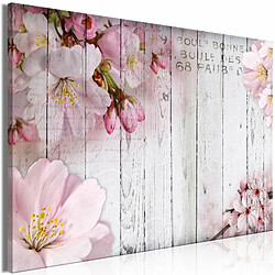 Paris Prix Tableau Imprimé Flowers on Boards Wide 60 x 90 cm 