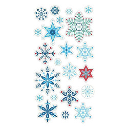 Artemio 22 stickers puffies flocons - Folk