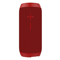 Wewoo Enceinte Bluetooth étanche rouge mini haut-parleur portable sans fil Bluetooth, micro intégré, soutien AUX / main appel gratuit / FM / TF