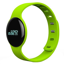 Wewoo Bracelet connecté vert 0.68 pouces OLED Bluetooth 4.0 Smart Display Bracelet, podomètre de / rappel d'appel / suivi du sommeil / fonction de montre / Anti-perte fonction, compatible avec iOS et Android système