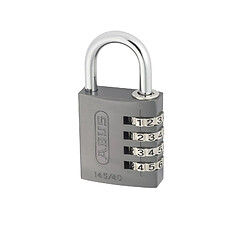 Cadenas codée en aluminium gris ABUS 145/40