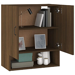 Avis vidaXL Armoire murale Chêne marron 60x31x70 cm Bois d'ingénierie