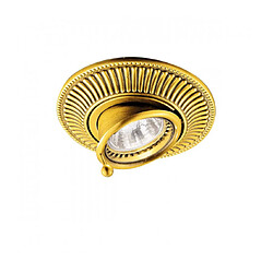 Luminaire Center Spot classique MILORD Or 24 Carats 1 ampoule Diamètre 12 Cm