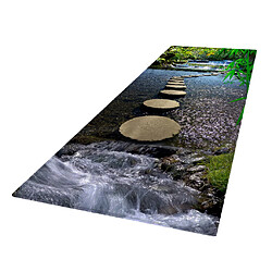 Tapis de sol anti-dérapant tapis tapis de plancher de tapis de salon 3D rivière