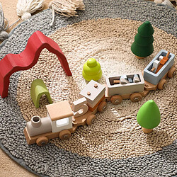 Mobili Rebecca Jeu Train Montessori pour Enfants Rebecca Mobili Tiris À partir de 3 ans Bois Multicolore