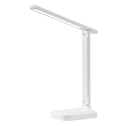 Universal Lampe de table à LED 3 couleurs réglable en continu, dimmable, tactile, pliable, lecture de chevet, protection des yeux, lumière nocturne, DC5V, charge USB.