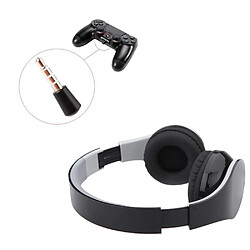 Kinganda sans fil Bluetooth Casques d'écoute avec récepteur USB pour PC PS4 jeu Noir