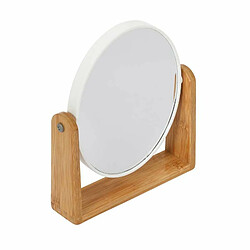 Paris Prix Miroir en Bambou Double Face 21cm Naturel