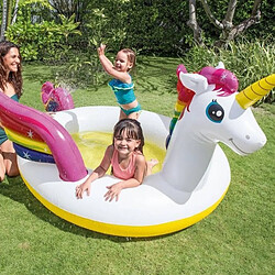 Totalcadeau Piscine gonflable en forme de licorne 151 L (272 x 193 x 104 cm) pas cher Piscine gonflable en forme de licorne 151 L (272 x 193 x 104 cm)