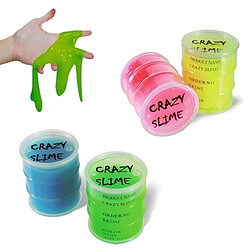 Totalcadeau Slime Fluo en pot de pâte Gluant Jeux enfant