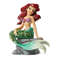 Figurine Disney - ENESCO - La Petite Sirene : Ariel Assise sur un Rocher 