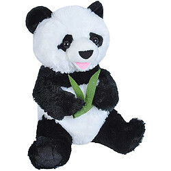 Wild Republic peluche Panda de 25 cm noir blanc 