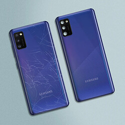 Avis Cache Batterie Samsung Galaxy A41 Façade Arrière Originale Samsung Bleu