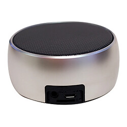 Avis Wewoo Enceinte Bluetooth d'intérieur or Haut-parleur stéréo portable Bluetooth, avec microphone intégré, prise en charge des appels mains libres et ampli Carte TF & AUX IN, Distance: 10m