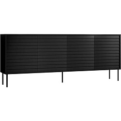 Habitat Et Jardin Buffet Cortina - 200 x 42 x 81 cm - Noir