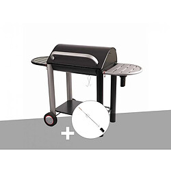 Barbecue charbon Vulcano 3000 Somagic + Kit tournebroche