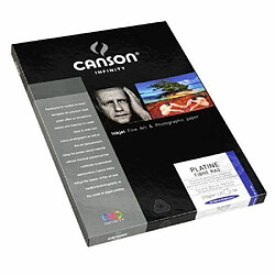 Canson infinity Platine Fibre Rag 206211036 Papier photo Format A4 25 feuilles Blanc 