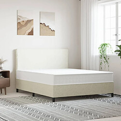 vidaXL Matelas à ressorts ensachés dureté moyenne 160x200 cm