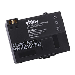 vhbw Batterie télephone fixe compatible avec Siemens A55, A60, A65, A70, A75, C55, C60, CL60, M55, S55, remplace EBA-510, V30145-K1310-X250 (700mAh)