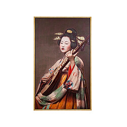 Cadre Huile Romimex PVC Toile Geisha 90 x 150 x 4 cm 