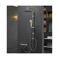 Karag Set de douche murale GIOTA avec douchette en chrome